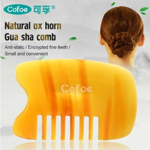 Cofoe Guasha comb Head massage Tool Scraping Head Blood Circulation Massage therapy tool for Head