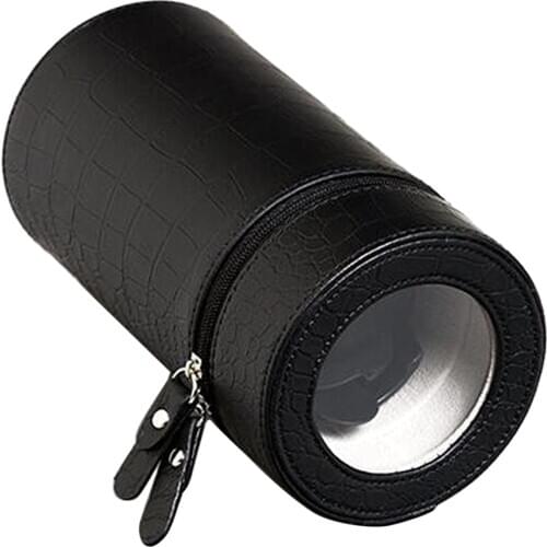 PU Leather Auto Silent Mechanical Wrist Watch Winder Box Storage Case