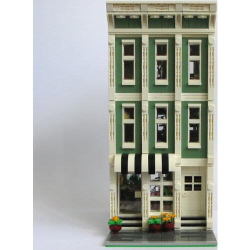 Buildmoc City Friends Architecture Modular Building Blocks Corporate Headquarters Modern City House Model Toys for children