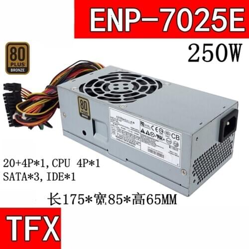 Almost New PSU For Enhance TFX 250W Power Supply ENP-7025E