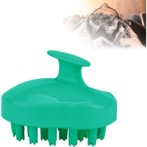 Silicone Head Body Scalp Massage Brush Comb Shampoo Hair Washing Comb Shower Brush Bath Spa Slimming Massage Brush