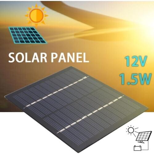 12V Solar Cells PET Solar Panel Solar Panel Solar Charging Equipment Powered Toys Part Module Mini Durable Reusable