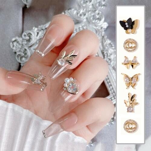 Nail Art Diamond Nail Rhinestones 3D Alloy Jewelry DIY Nail Art Decorations