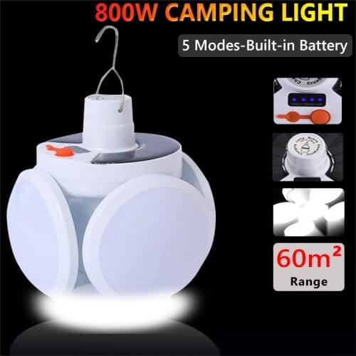 2021 Solar LED Torch USB Rechargeable Night Light Outdoor Camping Lamp Emergency Lights Portable Searchlights Great Lantern Bulb