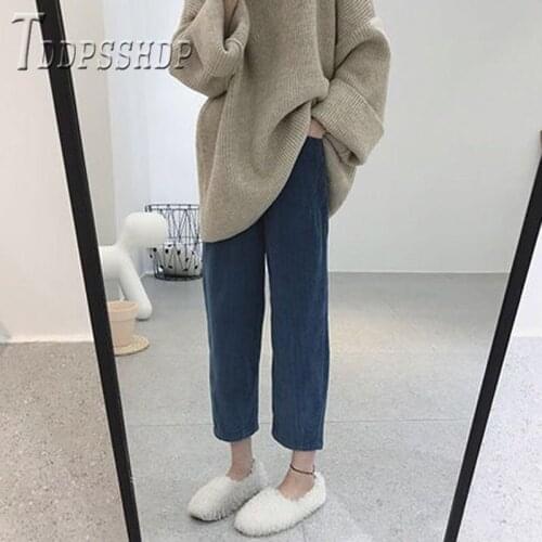 TDDPSSHDP Women's Corduroy Trousers