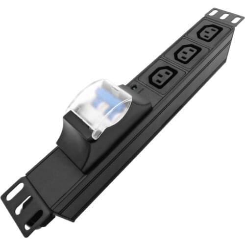 3 way IEC 320 C13 Outlets PDU Network Cabinet Rack SOCKET Power Strip with Air Switch 2M Extension cord AU US UK EU C14 PLUG