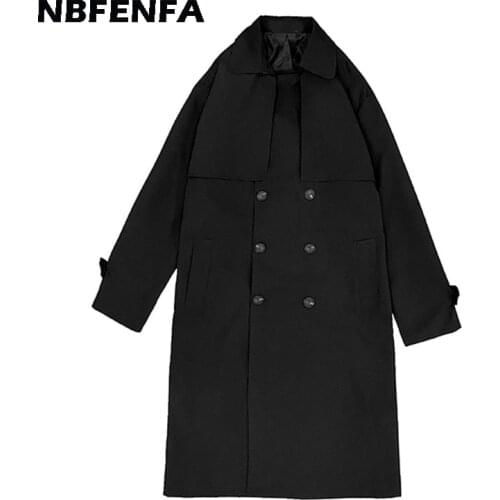 Trench Coat Men Jacket Fashion Casual Long Coat Men Clothing Streetwear Windbreaker Jacket Male Overcoat Outdoor Outwears LX113