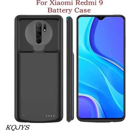 KQJYS 6800mAh External Power Bank Charging Cover Case For Xiaomi Redmi 9 Portable Battery Charger Case For Redmi 9 Battery Case
