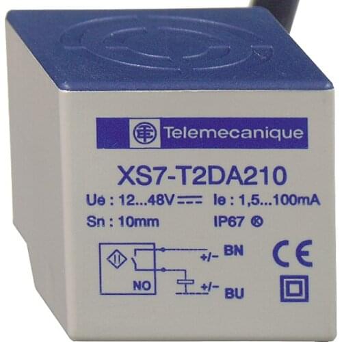XS7T2NC440 Inductive sensor XS7 26x26x26 - plastic - Sn10mm - 12..48VDC - cable 2m