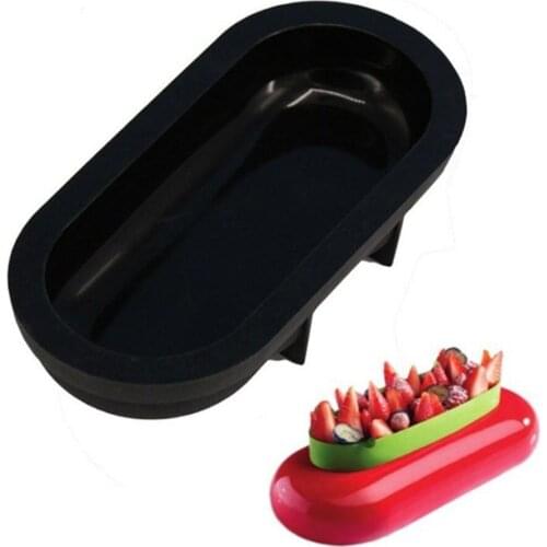 1PC Silicone Molds Non-Stick Baking Molds Tools Flat Round Shaped Mousse For Bakeware Cake Mold Tools Kitchen Supplies