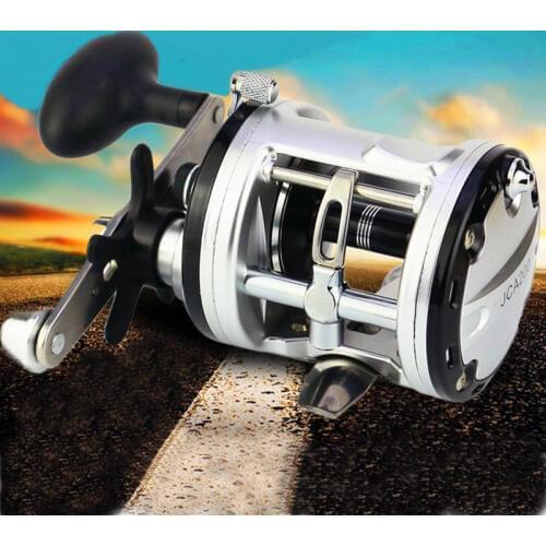 12+1BB Spinning Fishing Reel Baitcasting for Big Fish Sea Fishing Boat Metal Freshwater Saltwater Trolling Fly Drum Wheel