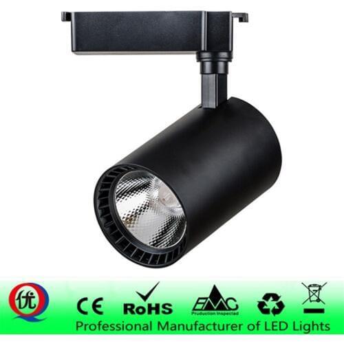 12W 20W 30W 40W COB LED Track Light Spot Light Ceiling Mounted Rail Track Lamp Decorative Led spotlight Track Lighting for Shop