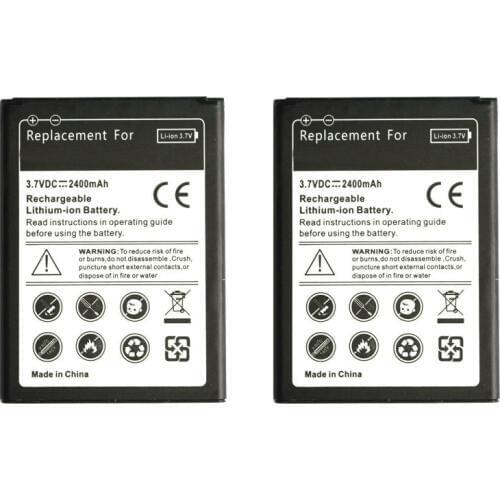 2pcs/lot 2400mAh EB-BG357BBE Replacement Li-ion Battery For Samsung Galaxy ACE 4 SM-G357 G357 SM-G357FZ G357F + Tracking Code