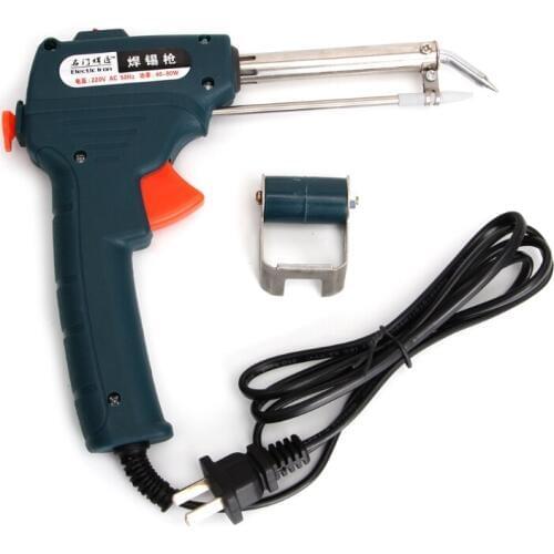 2020 New 220V 60W Auto Welding Electric Soldering Iron Temperature Gun Solder Tool Kit