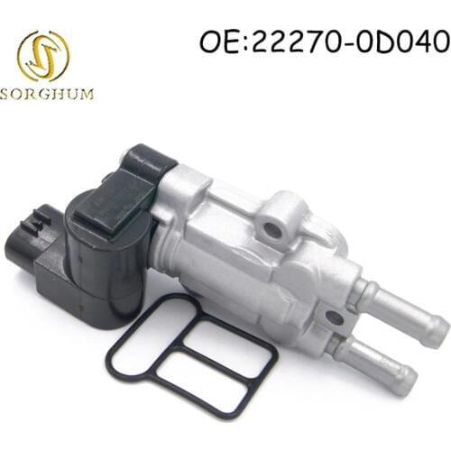 22270-0D040 OEM for TOYOTA Idle Air Control Valve IAC Valve with Gasket NEW 222700D040 2227022060 2227022061