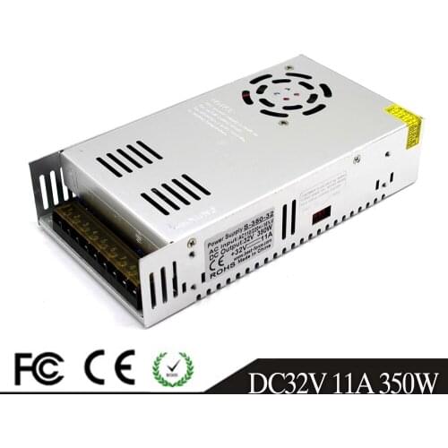 32V 11A 350w Power Supply Switching Driver Transformer AC110V 220V To DC32V Power Adapter for Led Strip Lamp CNC CCTV Stepper