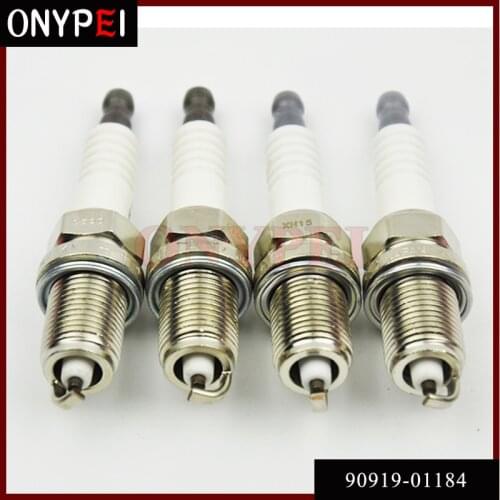 4-6pcs 90919-01184 K20RU11 Power Spark Plug For TOYOTA YARIS RAV4 CAMRY MAKR2 DAIHATSU PERODUA 9091901184 K20R-U11