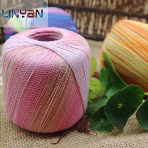 4 balls*40g 100% linum usitatissimum yarn for knitting Ice silk thread Summer crochet thread yarn for crochet zl35