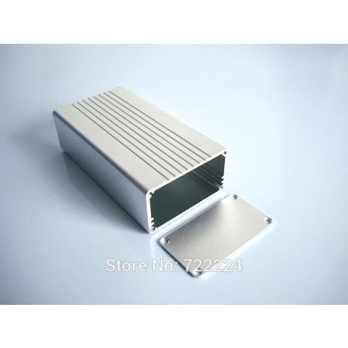 4 pcs/lot 55*30*100mm integrated aluminum electronic project box DIY tracker shell PCB power source outlet control switch case