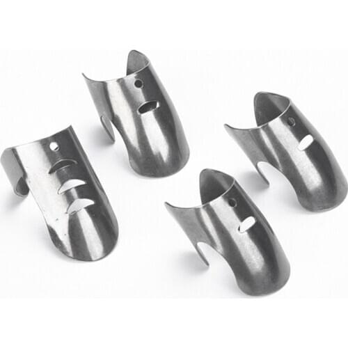 4pcs/set Stainless Steel Finger Protectors Multi-function Vegetable Cutting Finger Protector Kitchen Finger Guard Cutting Tools