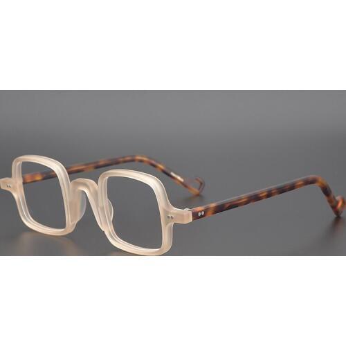 Acetate Glasses Frame Men Women Vintage Small Square Eye Glasses Man Optical Prescription Eyeglasses Frames Clear Eyewear Oculos