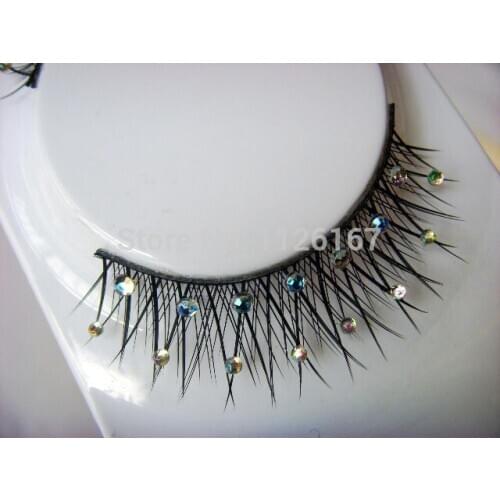 Free Shipping 1 pair/set Glitter & Shimmery false Eyelash