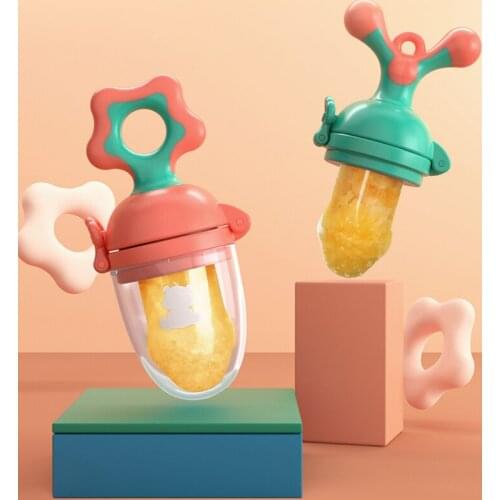 Baby fruit and vegetable delight eating AIDS can be removed and washed soft gum silicone pacifier bite molars J05