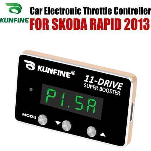 KUNFINE Car Electronic Throttle Controller Racing Accelerator Potent Booster For SKODA RAPID 2013 Tuning Parts 11 Drive