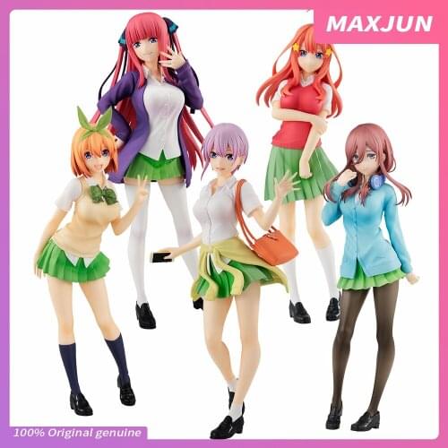 MAXJUN Anime The Quintessential Quintuplets figure Ichika Nino Miku Yotsuba Itsuki school uniform PVC model toys Action figure