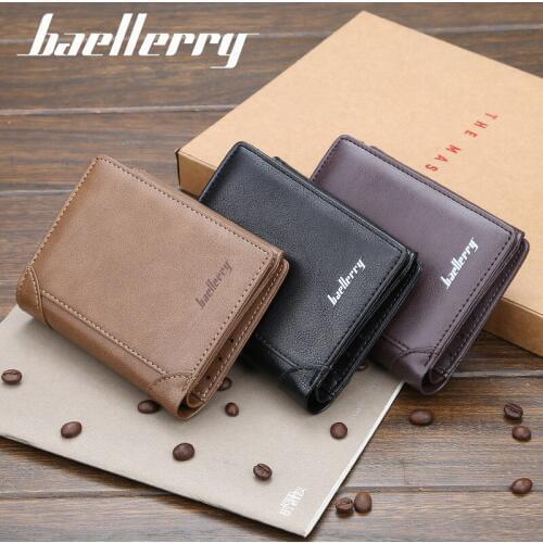 Men Zipper Hasp Wallet PU Leather Clutch Change Purse Bank Credit ID Card Holders Mini Wallets Coin Pocket Case Cover Bag XB24