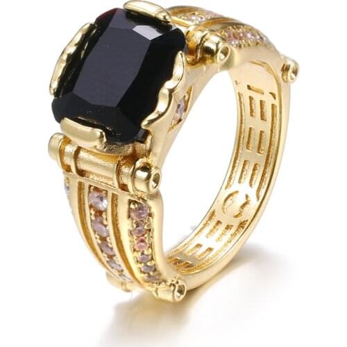 Bettyue New Arrival Fashion Noble Cubic Zircon Ring Three Colors Choice For Female Elegant Design Party Exquisite Jewelry