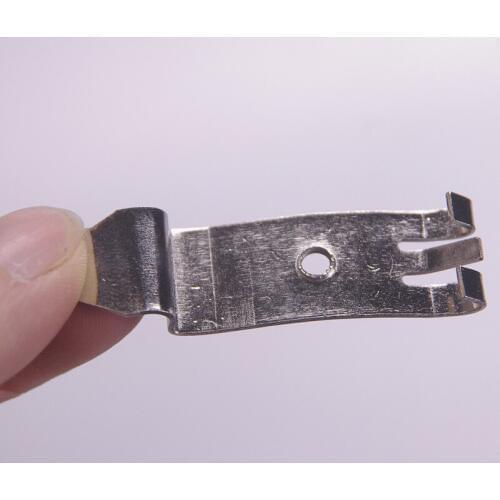 Buckle/DIN guide rail buckle 35mm black buckle Aluminum alloy Simple fixing rack