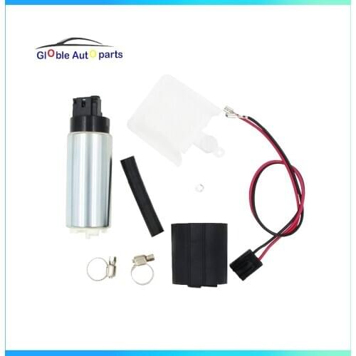 12V Walbro GSS342 255LPH Power Flow Universal Fuel Pump For Toyota Tercel Tundra Venza Yaris Genuine Flow Installation Kit