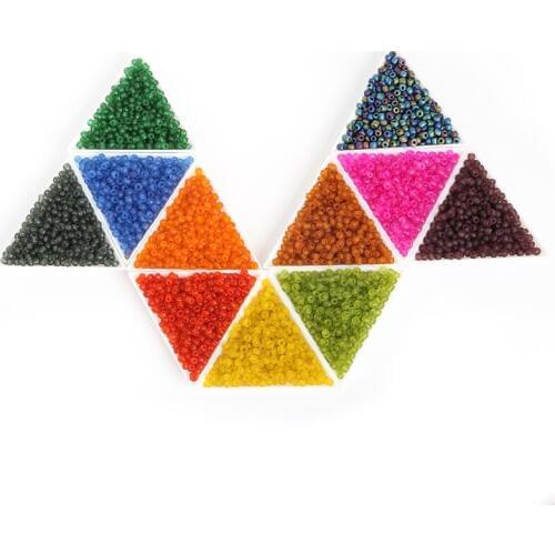 High Quality 1000pcs 3mm Loose Spacer Beads Frosted Glass Seed Bead for DIY Bracelet Necklace DIY Jewelry Findings Craft Making