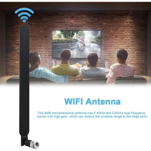 WIFI 4G Wireless Antenna 9dBi Dual Band Omnidirectional Antenna With SMA Male Connector Wireless Network Router