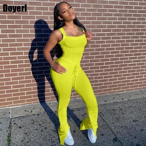 Bodycon Fitness Rompers Womens Jumpsuit Casual Stacked Leggings One Piece Sexy Jumpsuit Women Summer 2020 Women Rompers In Bulk