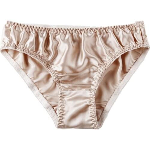 Real Silk Womens Underwear Female Seamless Panties Sexy Ladies Briefs Lingerie for Girls Shorts 2021 Summer Autumn