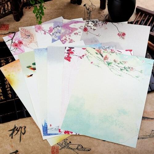 1pcs [] Chinese hyacinth Tao Zhiyao / Mei Ying / lotus / wind a variety of writing and printing