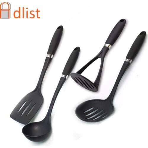 1pc Nylon Kitchenware set Cook Utensils Kitchen Non Stick Gadgets Cooking Spoon Heat Resistant Turner Ladle Spatula Baking Tool