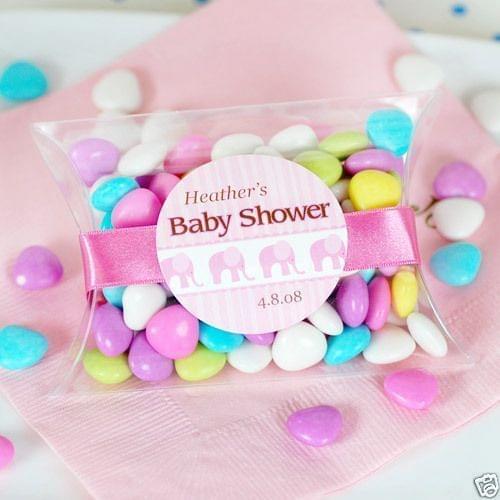 20 x Clear Plastic PVC Wedding Birthday Candy Pillow Boxes 10 x 7 x 2 cm,Wedding Favour Bomboniere Favor Wedding Gift Box