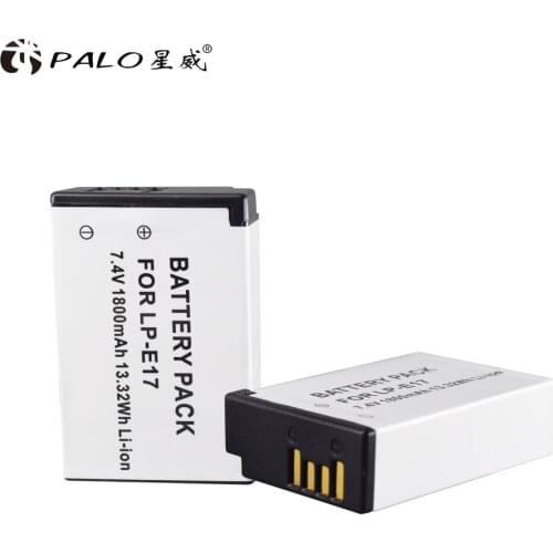 PALO LPE17 LP E17 LP-E17 Battery for Canon EOS 200D M3 M6 750D 760D T6i T6s 800D 8000D Kiss X8i Cameras