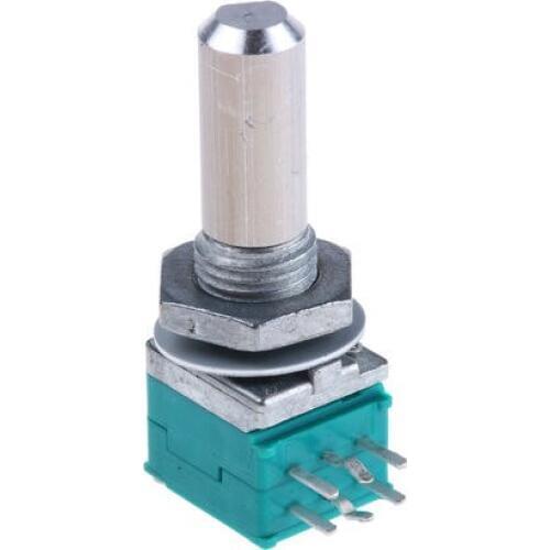 Alps RK097 10k plusmn 20% logarithmic potentiometer 0.05W panel mounting switch