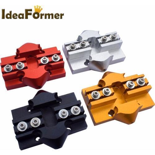 3D Printer Aluminum Delta Kossel Slider M3 / M4 with screw Tackle Effector Kossel Carriage for 3D Printer Closed Loop Belt