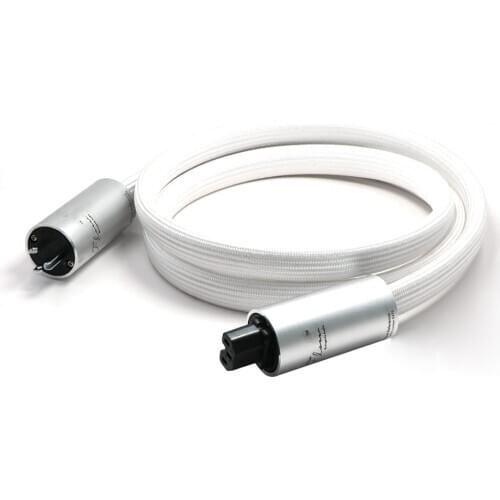Argento Audio Flow power cable, cord with Rhodium plated US version plugs connection 1 order