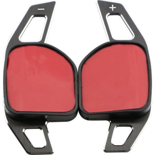 Car Steering Wheel DSG Paddle Extension Shifters Shift Sticker Decoration for AUDI A3 S3 A4 S4 A5 A6 S6 A8 R8 Q5 Q7 TT
