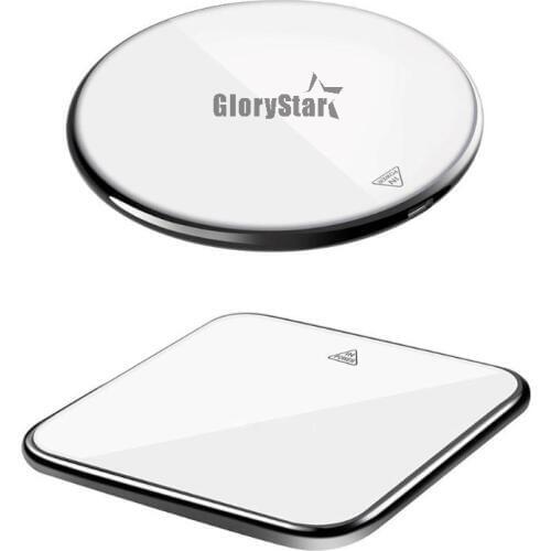 Qi Wireless Charging Pad Wireless Charger Transmitter Adapter Circular Square For iphone max plus Samsung
