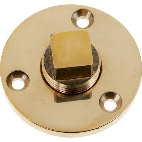 Bronze Garboard Marine Boat Yacht Screw Drain Plug Fits 1 Inch Diameter Hole for Inflatable Fishing Boat Dinghy Accessories