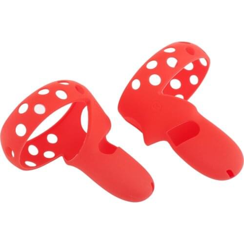 Controller Grip Cover for Quest 2, Comfortable Silicone VR Controller Skin Protective Cover, Anti-Sweat and Non-Slip