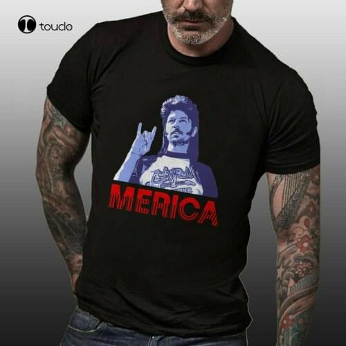Joe Dirt Merica Unisex T Shirt Black Cotton S-6Xl