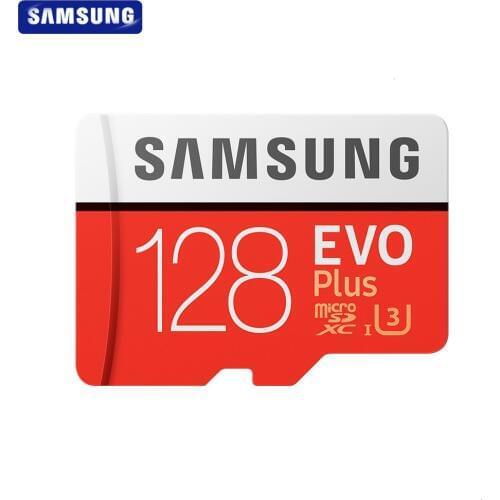 100% Original SAMSUNG Micro SD Card 128GB 100MB/s Class10 U3 U1 SDXC Grade EVO+ Micro SD Card Memory Card TF Flash Card For UAV